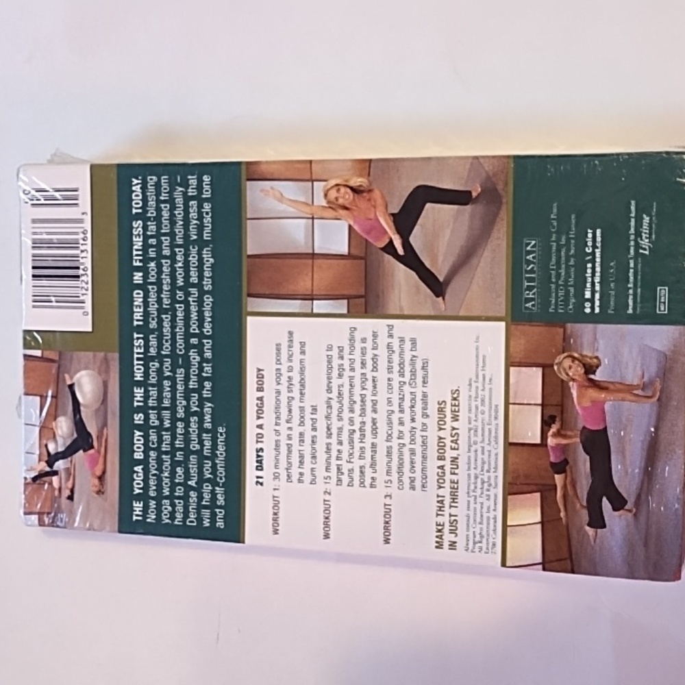 NEW Denise Austin Fat-Blasting Yoga DVD - Picture 3 of 6
